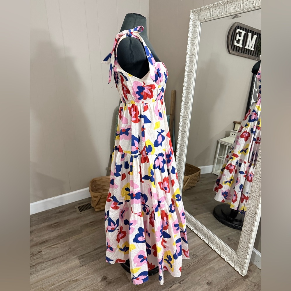 Kate Spade • Summer Flowers Tiered Maxi Dress - Picture 7 of 16